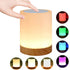 ROYFACC Night Light Touch Sensor Lamp Bedside Table Lamp for Kids Bedroom Rechargeable