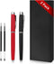Rollerball Pen 2 Pack, Ballpoint Pens for Men Women, Executive Business Office Use, Gift Box with 2 Extra Refills