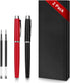 Rollerball Pen 2 Pack, Ballpoint Pens for Men Women, Executive Business Office Use, Gift Box with 2 Extra Refills