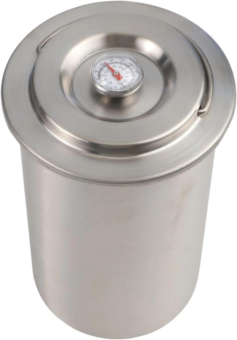 Shophubio Set Stainless Steel Ham Press Maker with Thermometer, Home Meat Cooking Tool for Making Deli Sandwich Loaf
