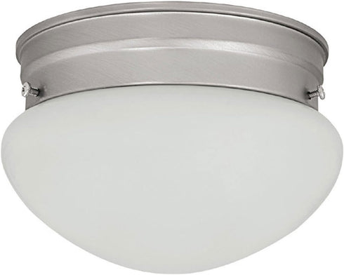 Capital Lighting 5356MN Scott White Glass Flush Mount Ceiling Light, 1-Light 60