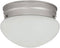 Capital Lighting 5356MN Scott White Glass Flush Mount Ceiling Light, 1-Light 60