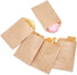 Volanic 100PCS 4X6 Inch Kraft Paper Bags, Small Flat Party Favor Bags for Bakery, Cookies, Sandwich Packing