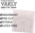 4" 4" 6-Ply (Pack 300) Vakly Sterile Split Gauze x of Absorbent Non-Woven Drain Sponges with Precut Slit for IV