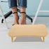 Wooden Footstool for Nursing Office and Home Use Slant Design Foot Rest for Improved Posture Support Under Desk