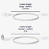 15ft E26 kwmobile Plug-in Light Cord - Long Fabric Pendant Lamp Cable with Plug, Socket - for Hanging DIY Ceiling