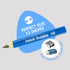 Short 2B Jumbo Pencils for Kids, 5 MM Fat Core, Thick Triangle Shape, 2-8 Year Olds, Preschoolers, Single Pack with