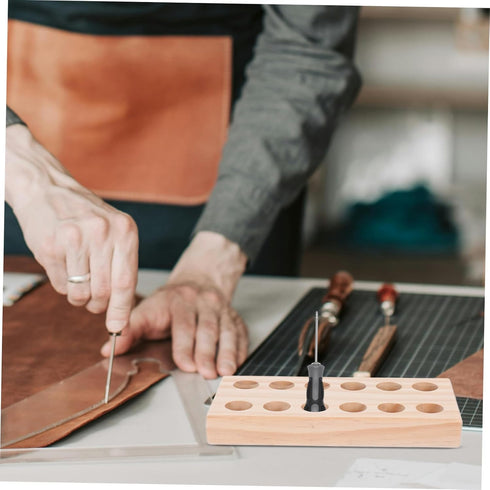 Veemoon Wooden Plier Organizer Efficient Space Utilization for Workbench Tool Room Compact Multi-functional Tool