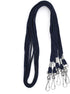 Beebel Navy-Blue Lanyards, 50PCS with Swivel Hook Clips for ID Name Badge Holder