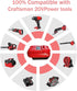 Battery Adapter for Craftsman 20V Cordless Tools, DM18MAN for DeWalt 20V and Milwaukee 18V Li-ion Battery