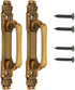European Style Antique Barn Door Handle, Metal Sliding Door Pull Handle for Cabinet Hardware Accessory
