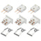 MECCANIXITY U Type Thermocouple Wire Connectors Male Plug with Mini Socket for High Temperature 220°C