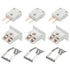 MECCANIXITY U Type Thermocouple Wire Connectors Male Plug with Mini Socket for High Temperature 220°C