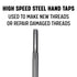 Drill America #5-40 High Speed Steel Left Hand Plug Tap, (Pack of 1)