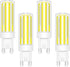 G9 Dimmable 8W Led Light Bulbs 75w 80w Halogen Equivalent, Daylight White