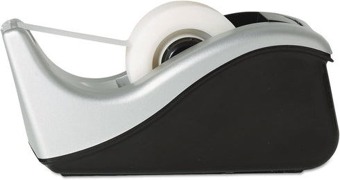 Scotch Desktop Tape Dispenser, Silvertech Two-Tone (C60-ST)