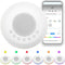 MEGHALI Portable Sleep Aid Night Light Sound Machine USB Rechargeable White Baby Sleep