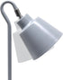 LD1079-GRY 16" Simple Designs Sleek Essentials Metal Looped Desk Task Lamp with Adjustable Shade, for Office, Desk