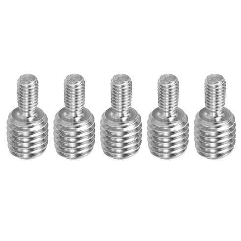 PATIKIL M5xM10x20mm Double End Threaded Stud Screw Bolt, 5 Pack Stainless Steel Rod Bolts