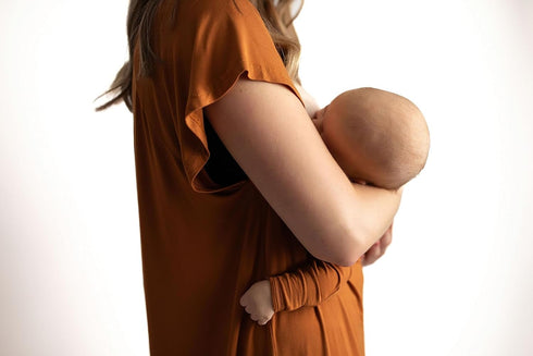Three Little Tots Plus Size Maternity Hospital Gown - Labor & Delivery Nightgown