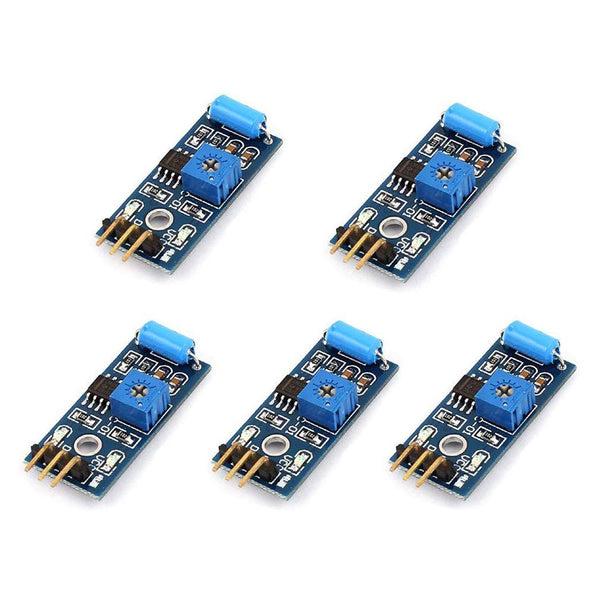 Hiletgo 5pcs SW-420 Vibration Sensor Module Vibration Switch Alarm Sensor Module for