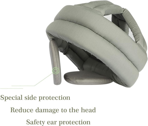 PENINSULA LOVE Elderly Protective Hat Thick Soft Helmet Seniors Anti-Fall Head Protection Hat Adjustable Safety Helmet