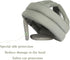 PENINSULA LOVE Elderly Protective Hat Thick Soft Helmet Seniors Anti-Fall Head Protection Hat Adjustable Safety Helmet