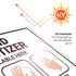 10x14 Inches, 55 Hand Sanitizer Available Here with Apply Rub and Dry Hands Graphic Sign, mil Thick HDPS (high Density