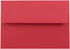 JAM PAPER 4Bar A1 Colored Invitation Envelopes - 3 5/8 x 5 1/8 - Red Recycled - 50/Pack