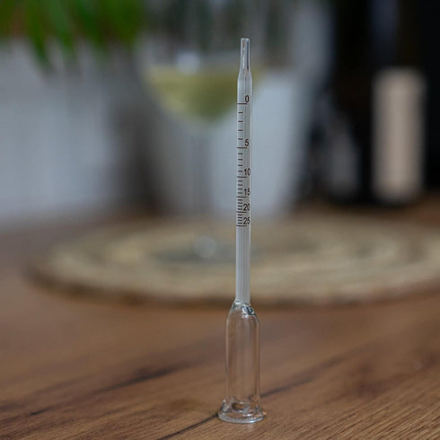 0-25% Vinometer for Wine, Alcohol Meter Tester for Measuring The Percentage of Alcohol in Wine