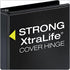 Cardinal 3 Ring Binder, 1 Inch Performer ClearVue Binder, Round Rings, 225-Sheet Capacity, Black (67225)