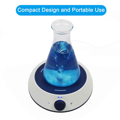 ONiLAB Magnetic Stirrer with 4PCS Stir Bars, 3M Power Cord, 3000ml Magnetic Mixer (No Heating)