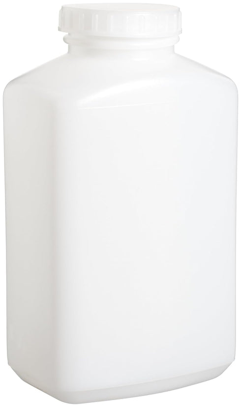 SP Bel-Art Polyethylene Bottles, Wide-Mouth 1000ml (32oz) with Polypropylene Cap, Pack of 6