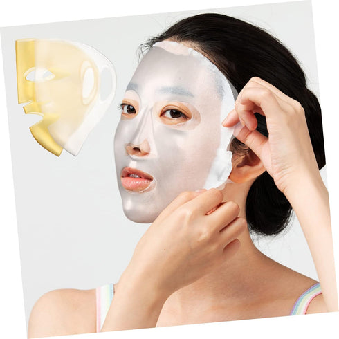 ELAYARD 3pcs Silicone Facial Mask Covers Moisturizing Steam Beauty Mask Covers for Use