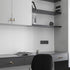 10 Pack Matte Black and Gold Cabinet Pulls, Square T Bar Handles and Knobs for Drawer and Cupboard Hardware