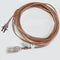 Clear Extension Cord, 15 Feet Indoor with 3 Outlets and Protective Cover, UL-Certified for Lights Connection