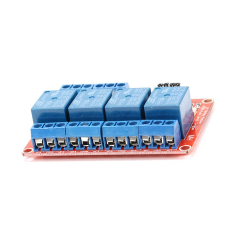 2 Pack 5V 2-Channel Relay Module with Optocoupler: Red Expansion Board Supports High/Low Level Trigger
