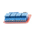 2 Pack 5V 2-Channel Relay Module with Optocoupler: Red Expansion Board Supports High/Low Level Trigger