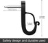 XZUHYE (14p-Black) Q-Hanger Hook Screws-in Hooks for Outdoor String Lights and Garage New Year Party or Other Indoor