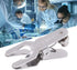 Stainless Steel Spherical Pinch Clamp, Lab Clamp Pinch Clip, Glass Ball Clamp Tools (18#)