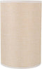 Angoily E27 Cloth Lampshade 7.87X5.11X5.11In Narrow Drum Light Cover Beige Linen Lamp