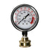 Stainless Steel 304 Liquid Filled Water Pressure Test Gauge - 0-220psi, 2-1/2" Dial Display, Oil Gauge with Female 3/4"