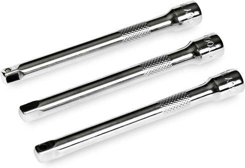 BRAZEN 1/4" Drive 4" Socket Extension Set (Three Pack)