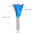 2pcs 1" 1/4" 14 HARFINGTON Dovetail Router Bit Diameter Shank Tungsten Carbide Degree Dovetail Joint Drill Bit for Box