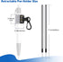 4 Set Likesing Pen Holder for Lanyard, Elastic Retractable Pencil Holder with Silicone Lanyard Around Neck, Pen Leash