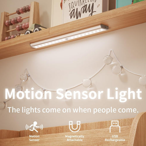 Sconce,3-Mode Lighting,1700mAh LEPOTEC LED Wall Light,Rechargeable Motion Sensor Wall Under Cabient Battery & Type-C