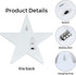 6 Star-6pcs) Pcs LED Stars Night Light Can Be Hung On The Wall Kids Room Room Light, Suitable for Birthday Party