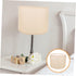 Alipis Small Burlap Drum Lampshade Modern Floor Lamp Shade Metal Linen Wall Light Cover