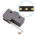Baomain Micro Switch Z-15GW2S-B (LZ15-GW2M-B) Long Hinge Roller Lever AC DC Limit - Pack of 2
