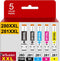 TR8622a Ink Cartridges 280XXL 281XXL Compatible Replacement for Canon 280 281, 5 Pack